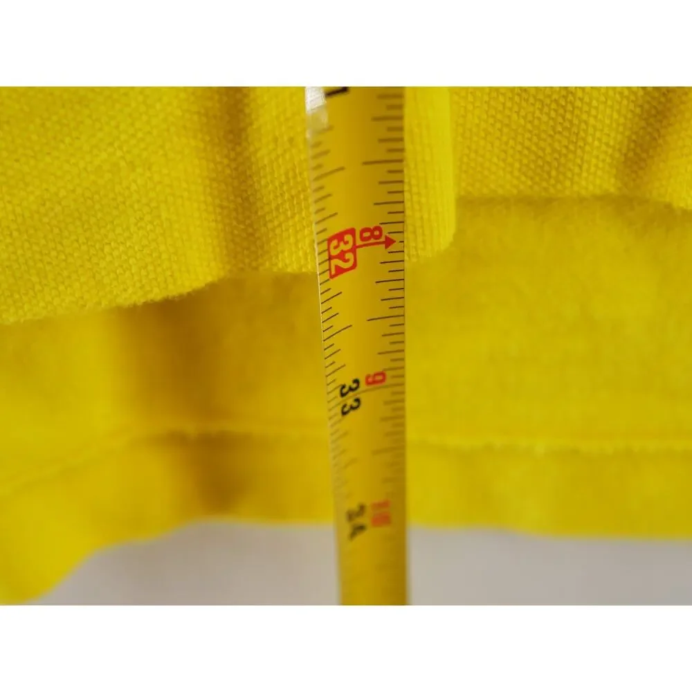 Polo Ralph Lauren Men's 2XLT Yellow Big Pony #3 Sleeve Polo Shirt Short Sleeve
